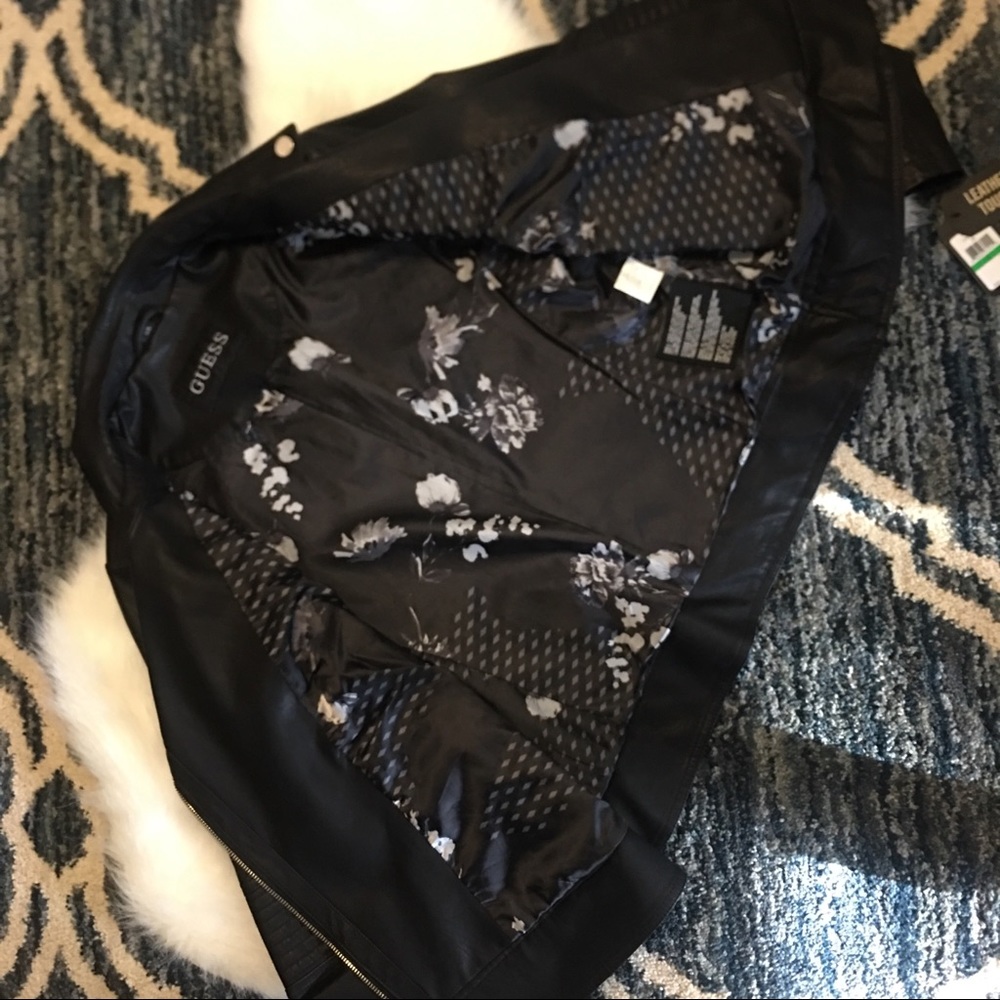 💎 NWT Guess Brand Moto Jacket 💎 - Picture 4 of 8